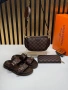 Louis Vuitton Нов Дамски Комплект Чехли Чанта Луи Витон Различни Модели , снимка 8