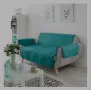 покривало за диван от серията Lounge на марката Douceur d'intérieur в тюркоaзен цвят 279 на 179 см, снимка 2