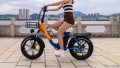 Ridstar MN-20 Сгъваем Електрически Велосипед 1000W 48V 15Ah Fat Tire, снимка 3