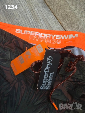 Бански, къси панталони SuperDry размер Л, снимка 3 - Къси панталони - 54727523