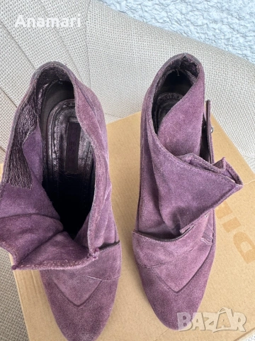 Велурени боти Diesel, снимка 2 - Дамски боти - 54088358