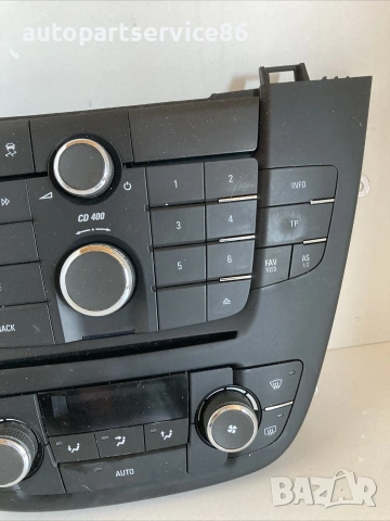 Радио/CD и климатроник контролен панел за Vauxhall Insignia 2.0 Cdti (2011) 13321292, снимка 2 - Части - 54976792