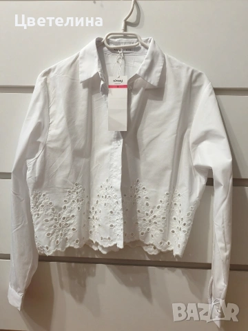 Дамска къса риза Sinsay crop shirt размер S цена 4.50€