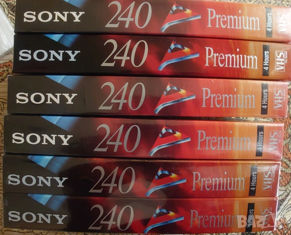 Видео касети VHS Sony Premium 240 min, снимка 3 - Плейъри, домашно кино, прожектори - 55155655