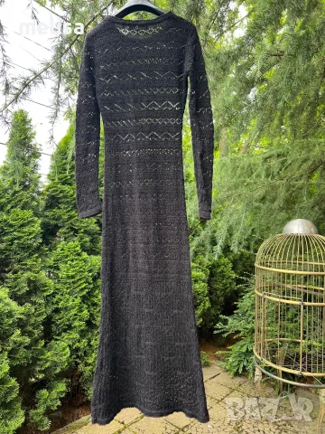 Guess дълга плетена рокля, снимка 2 - Рокли - 55332574