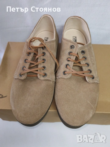 Мъжки елегантни обувки от естествен велур POMPEII №44, снимка 2 - Ежедневни обувки - 54238547