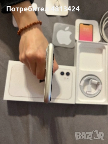 iPhone 11 white бял 81% батерия пълен комплект, снимка 7 - Apple iPhone - 54547915