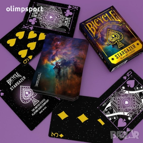 Карти за игра Bicycle Stargazer 204 , снимка 4 - Карти за игра - 54996089
