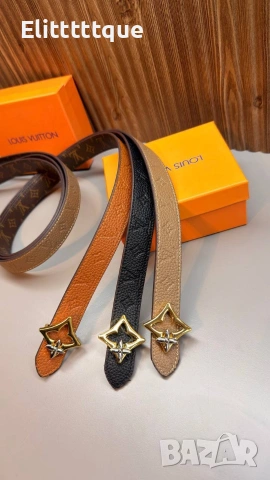 колани от естествена кожа в кутия Louis Vuitton , снимка 5 - Колани - 54892667