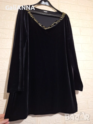 СТРАХОТНА ТУНИКА КАДИФЕ 2XL, снимка 4 - Туники - 54496147