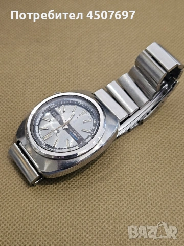 Винтидж часовник  Seiko 5 Sports 6030 (1970 г.) – Автомат, Япония, снимка 9 - Мъжки - 55147217