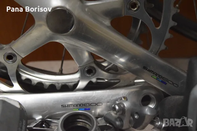 Ретро Шосеен Монтаж Shimano 600 Tricolore 6400 7 Скорости, снимка 7 - Части за велосипеди - 55541129