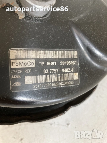 Сервоусилвател на спирачките и спирачна помпа за Ford Galaxy 1.6 Tdci (2011) 03.7757-9402.4, снимка 2 - Части - 55057591