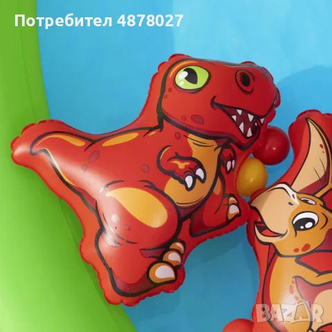 Водна площадка Bestway Jurassic 53160 – Детски мини аквапарк с пързалка и пръскачки, снимка 6 - Басейни и аксесоари - 55483568