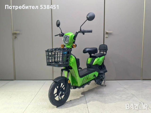 2026 Електрически скутер педалетка мотопед с педали НОВИ ! ЛИЗИНГ !, снимка 4 - Мотоциклети и мототехника - 54036762