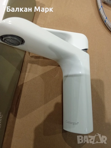 Смесител за мивка Camargue Snow (Бял) – Нов/Мострен, снимка 3 - Смесители - 54043088