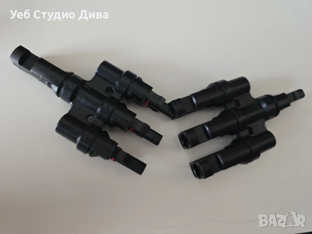 Комплект PV соларен конектор T3 съвместим Mc4 1-3, снимка 4 - Други стоки за дома - 54563050