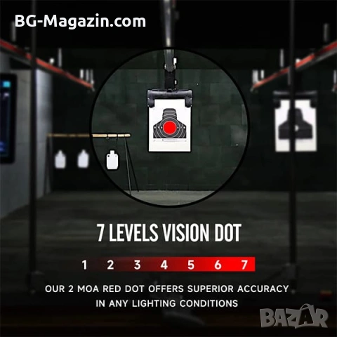 Тактически малък бързомер с технология MOTAC SIG SAUER ROMEO5 за оръжие пушка прицел еърсофт лов, снимка 5 - Оборудване и аксесоари за оръжия - 54027309