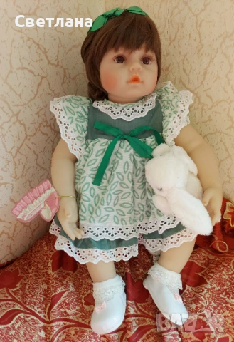 Кукла Reborn 60 см, снимка 4 - Кукли - 54944086
