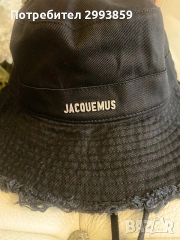 шапка JACQUEMUS Le Bob Artichaut bucket hat*PINK, снимка 8 - Шапки - 54750098