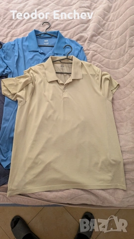 4 броя Тениски с яка polo Uniqlo Dry Ex,размер XL, снимка 3 - Тениски - 54930441