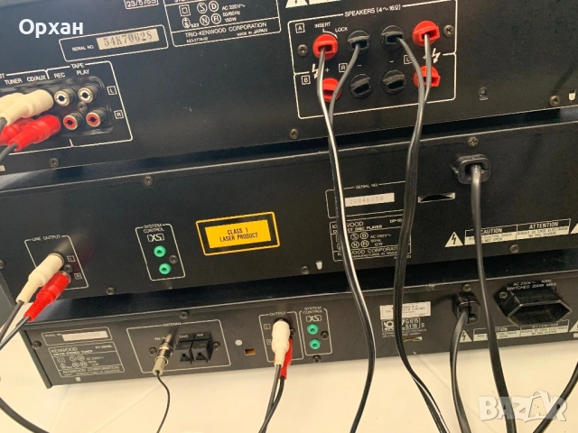 Ретро стерео система Kenwood (Усилвател, CD плеър и Тунер, снимка 5 - Аудиосистеми - 54866576