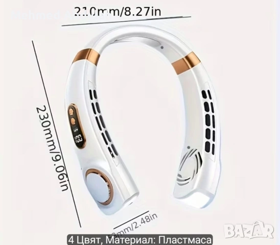 Вентилатор със USB зареждане, снимка 6 - Вентилатори - 55175300