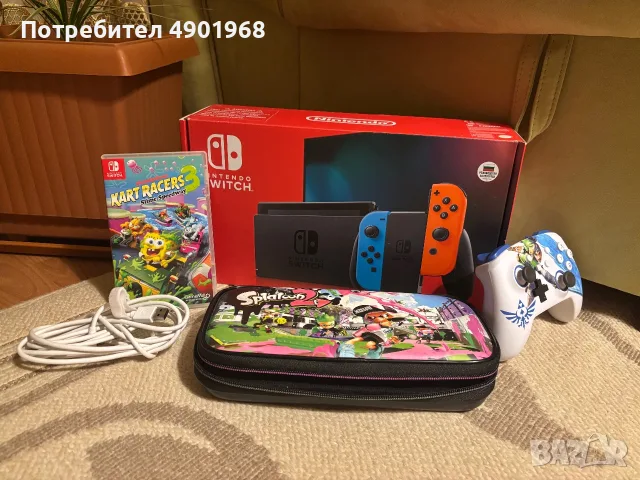 Nintendo Switch V2 + Подарък !