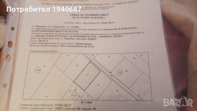 Продавам УПИ Хераково