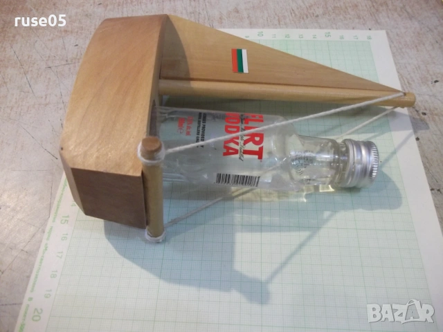 Платноходка дървена с шише, снимка 4 - Други стоки за дома - 54402079