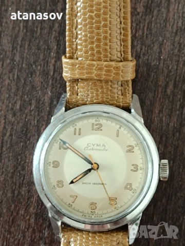 CYMA automatic от 1950г., снимка 4 - Мъжки - 54651490