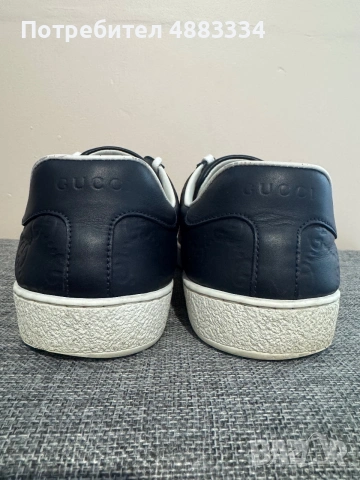 GUCCI GG NAVY ACE Sneakers., снимка 3 - Кецове - 55280036
