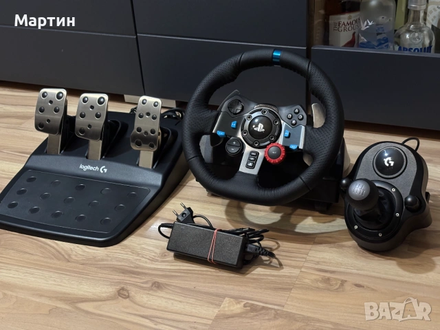 Волан Logitech G29 SE + Shifter, снимка 2 - Джойстици и геймпадове - 53688914