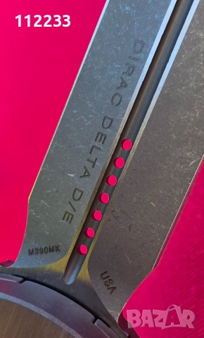 Microtech Delta DIRAC DE Apo Natural Clear, снимка 2 - Ножове - 54441013