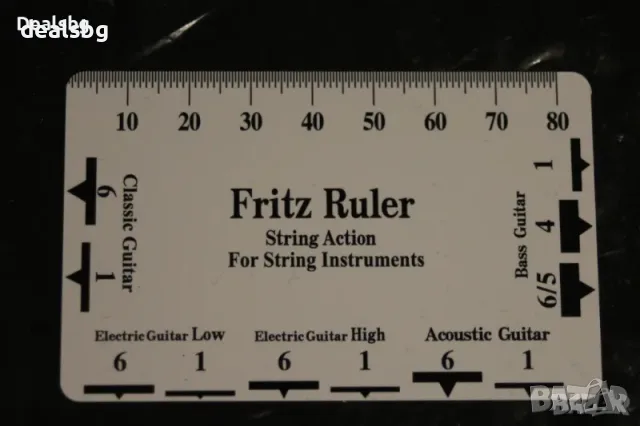 Рулер, линия за гриф лютиерска линия Fritz ruller , снимка 4 - Китари - 55309573