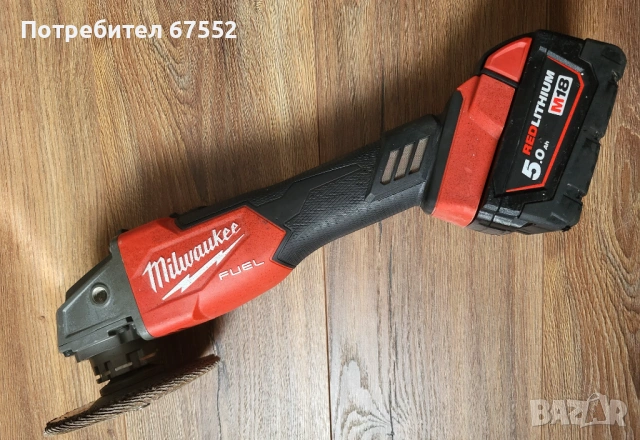 Безчетков ъглошлайф M18 Milwaukee FSAG115X. 115мм.