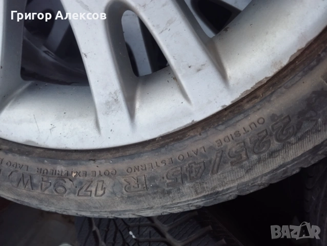 Оригинални лети джанти за Рено / Renault 17-ки, междуболтие 5x108 , снимка 2 - Гуми и джанти - 55013511