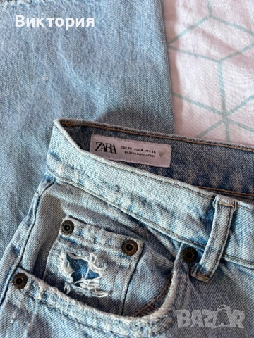 Дънки Zara размер 36/S, снимка 4 - Дънки - 54728390