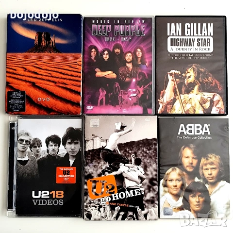 DVD Metallica,Kiss, Deep Purple,Led Zeppelin,U2,ABBA, снимка 2 - DVD дискове - 54313064