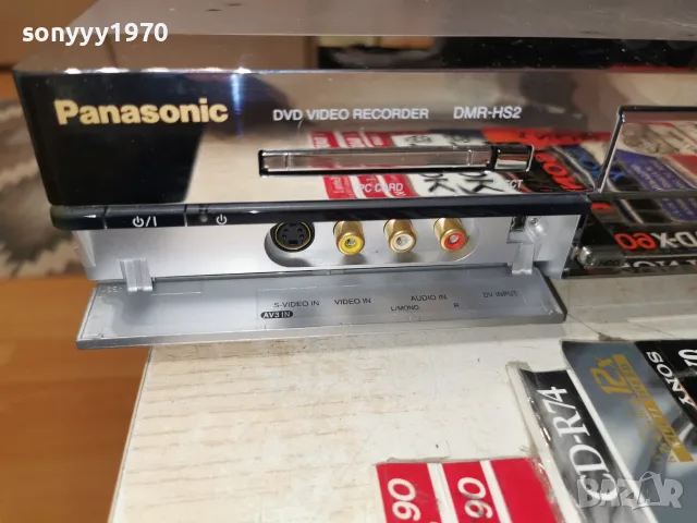 PANASONIC DMR-HS2EG HDD/DVD ВНОС SWISS 0208261922L4, снимка 12 - Плейъри, домашно кино, прожектори - 55512487