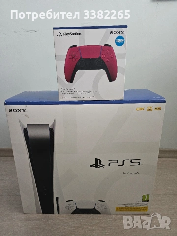 PlayStation 5 Disc Edition с 2 контролера +21 игри, снимка 6 - PlayStation конзоли - 55057746
