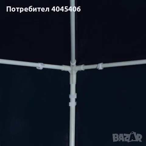 Градинска тъмносиня шатра 3x9 м , снимка 3 - Градински мебели, декорация  - 55479893