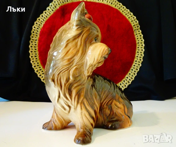 Порцеланова фигура куче Йорки,Goebel. , снимка 3 - Статуетки - 55101452