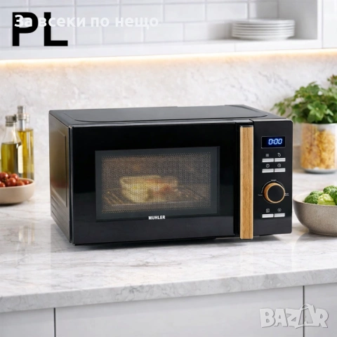 Микровълнова фурна MUHLER MO-5099D 20L,черна, дигитална Код P2230 , снимка 3 - Микровълнови - 54232725