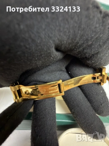 Rolex Day-Date 40 mm President Bracelet Yellow Gold 18K Green Dial, снимка 5 - Мъжки - 55608749