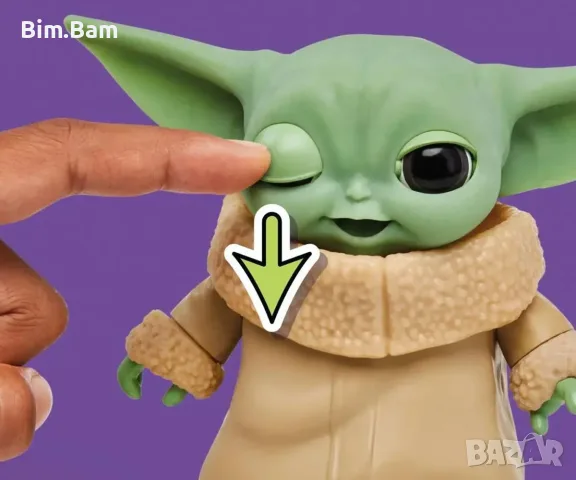 Оригинална фигурка Бебе Йода Star Wars Mixin Moods Grogu- Мандалориан: Бебе Йода, снимка 10 - Фигурки - 55394215