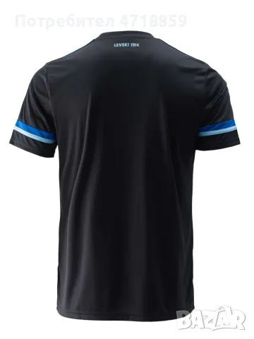 Черната фланелка ADIDAS на ПФК"Левски"1914, снимка 2 - Футбол - 55618873