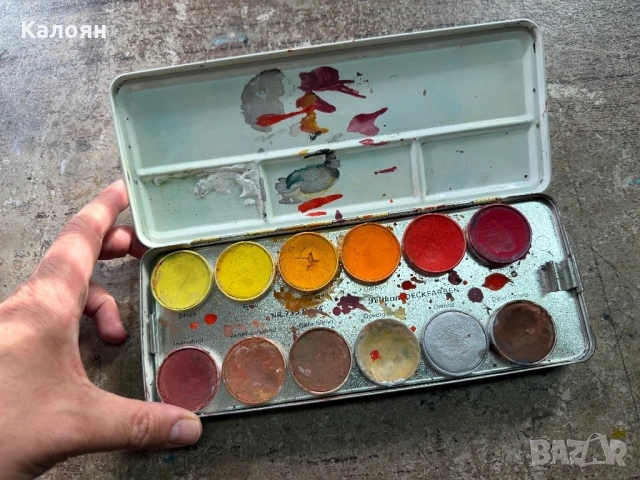 Водни бои Пеликан акварели, снимка 4 - Други ценни предмети - 54805452