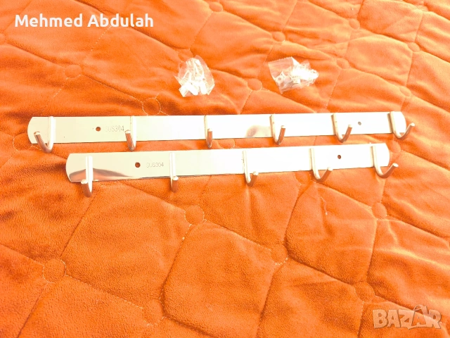 Здрави метални закачалки с 5 и 6 куки, снимка 10 - Други стоки за дома - 54217149