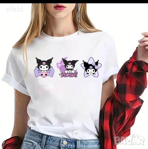 Санрио Kuromi Куроми sanrio лист малки щампа термо апликация картинка за дреха блуза чанта , снимка 8 - Други - 54359133
